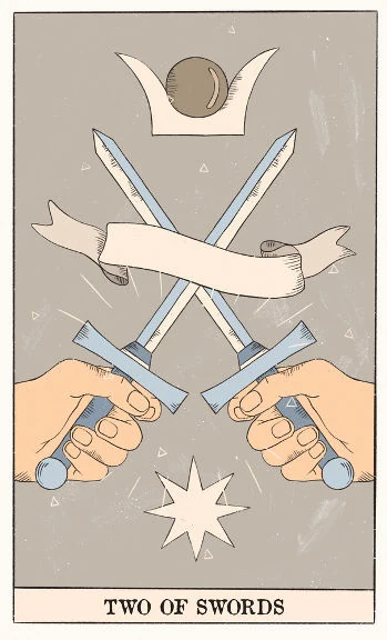 Two of Swords tarot card